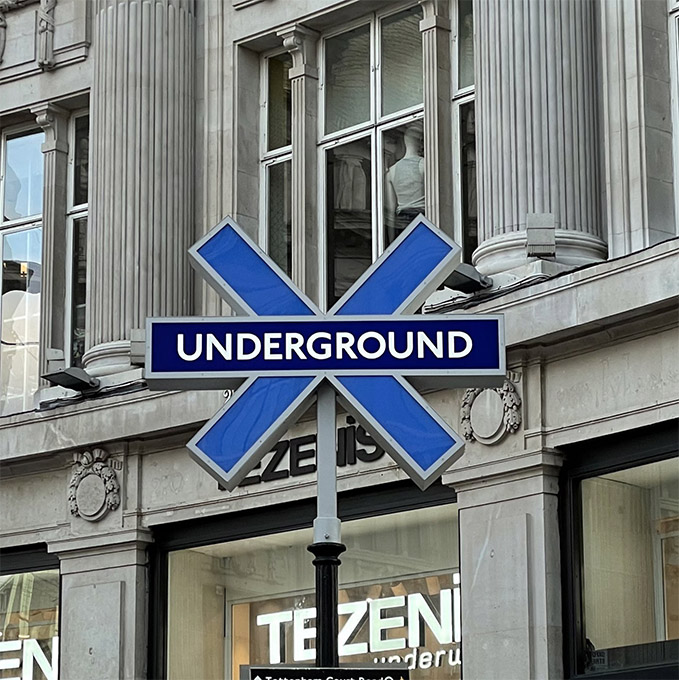 Seen+Noted: PlayStation takes over Oxford Circus Tube station signage in eyecatching stunt to launch PS5 in the UK
