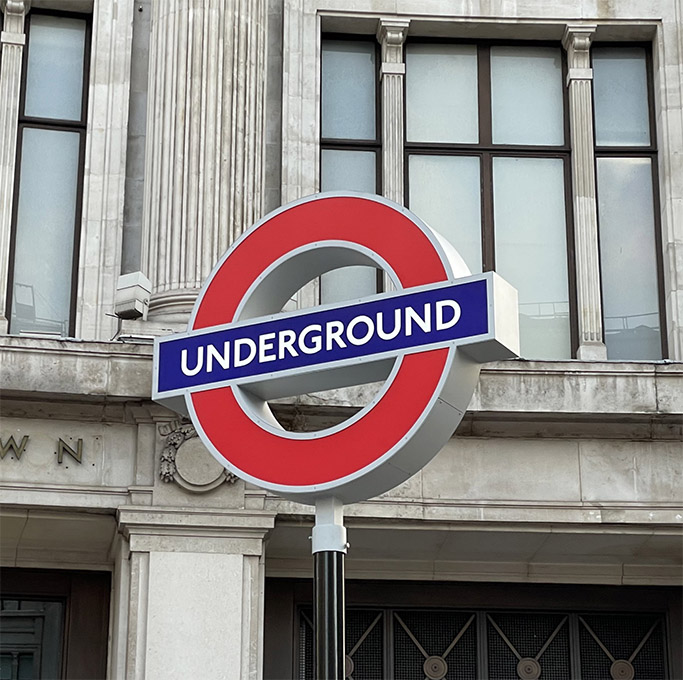 Seen+Noted: PlayStation takes over Oxford Circus Tube station signage in eyecatching stunt to launch PS5 in the UK