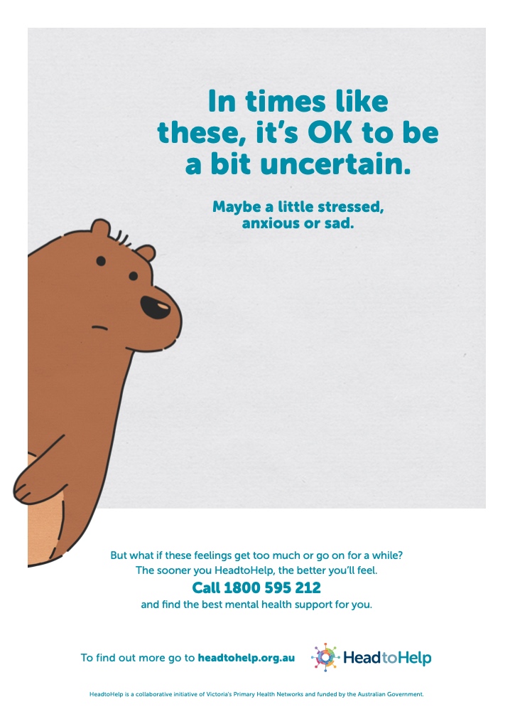 Victorians encouraged to HeadtoHelp in new mental health campaign via Icon Agency