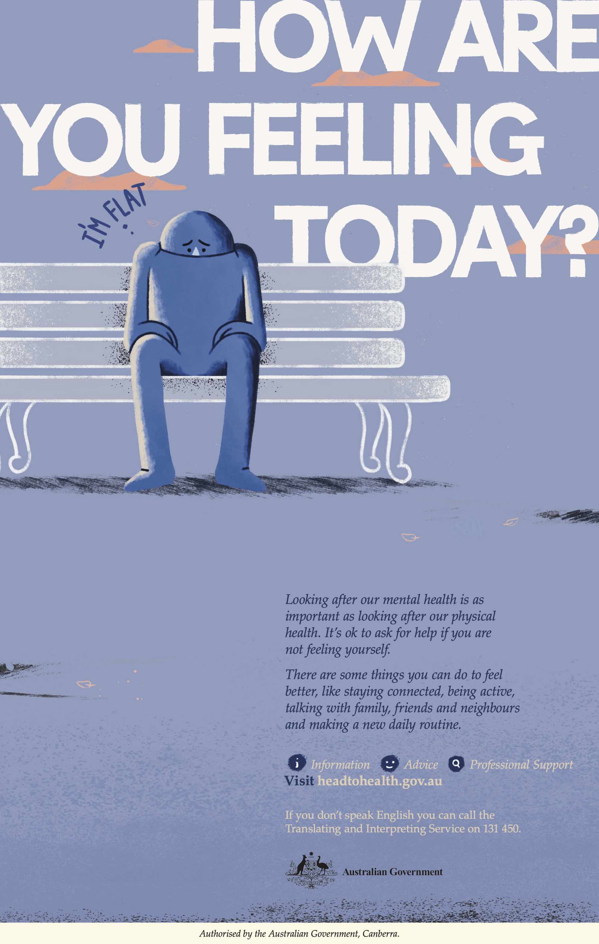 Aust Government asks ‘How’s your head today?’ in COVID-19 Mental Health campaign via BMF
