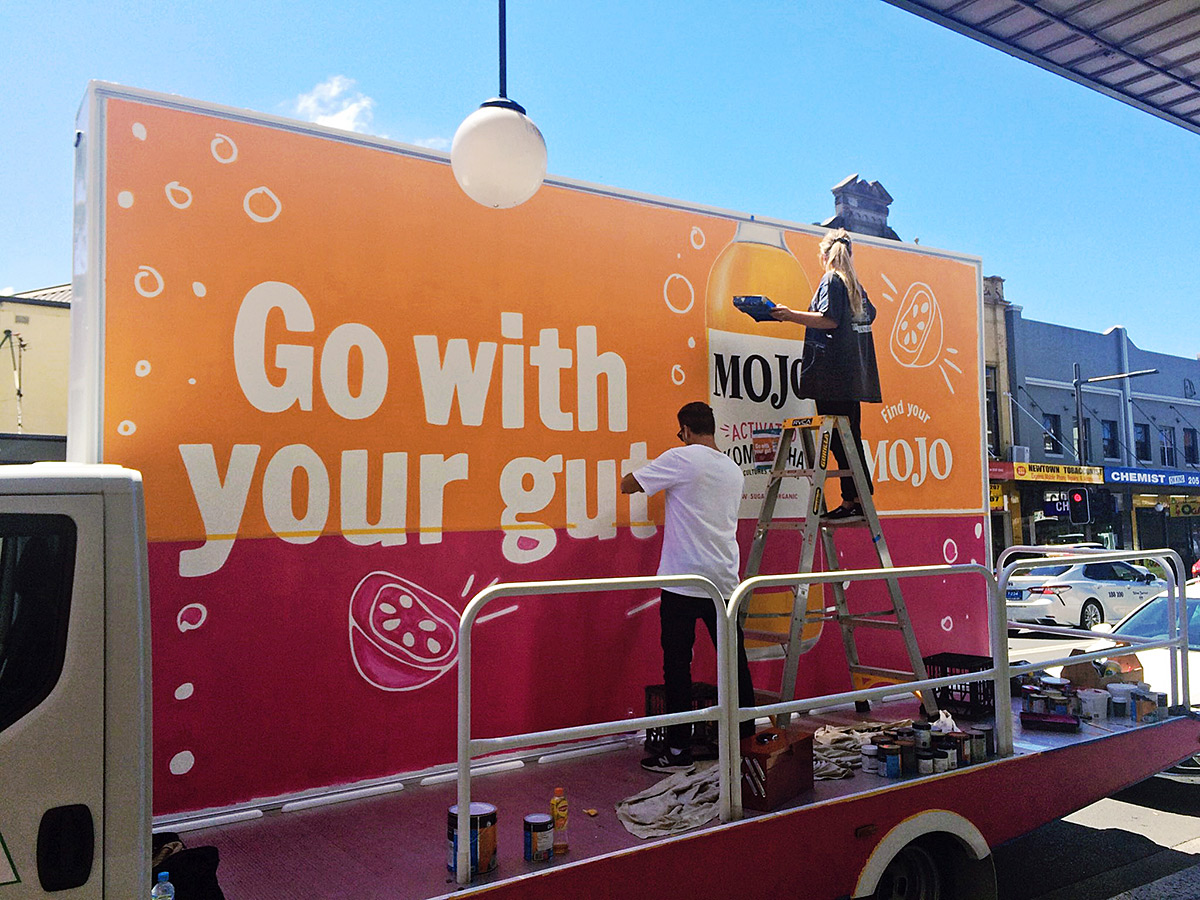 Mobile Murals – mesmerising OOH launches in Sydney