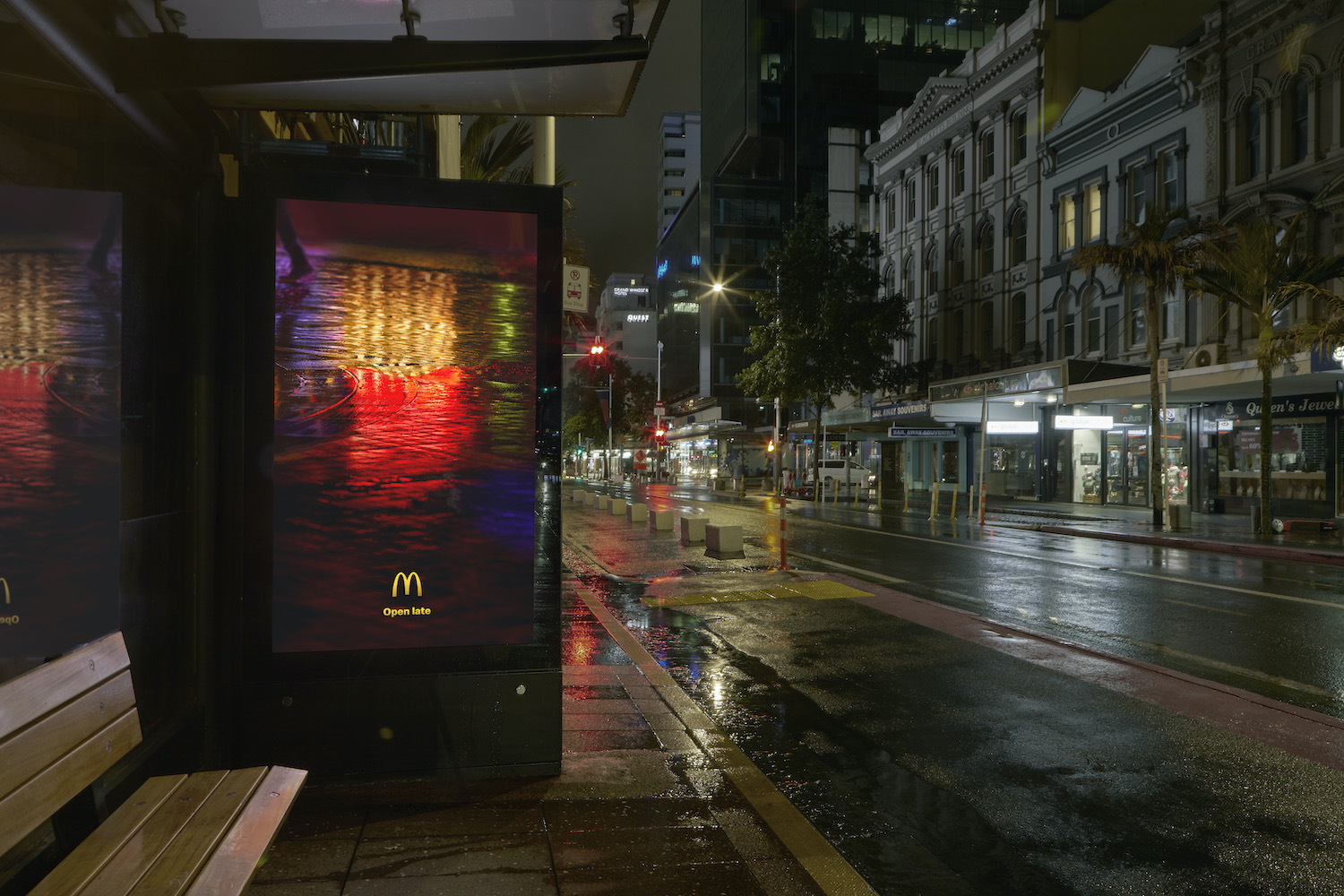 Reflections inspire late night revellers in latest outdoor campaign for Macca’s via DDB Aotearoa