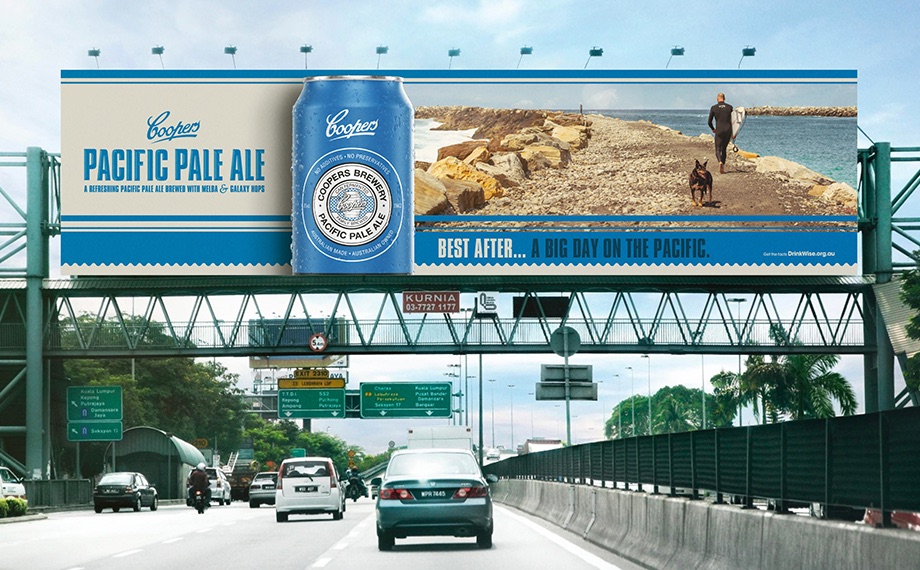 Coopers rebrands its ‘Session Ale’ to ‘Pacific Pale Ale’ with packaging and campaign via TABOO