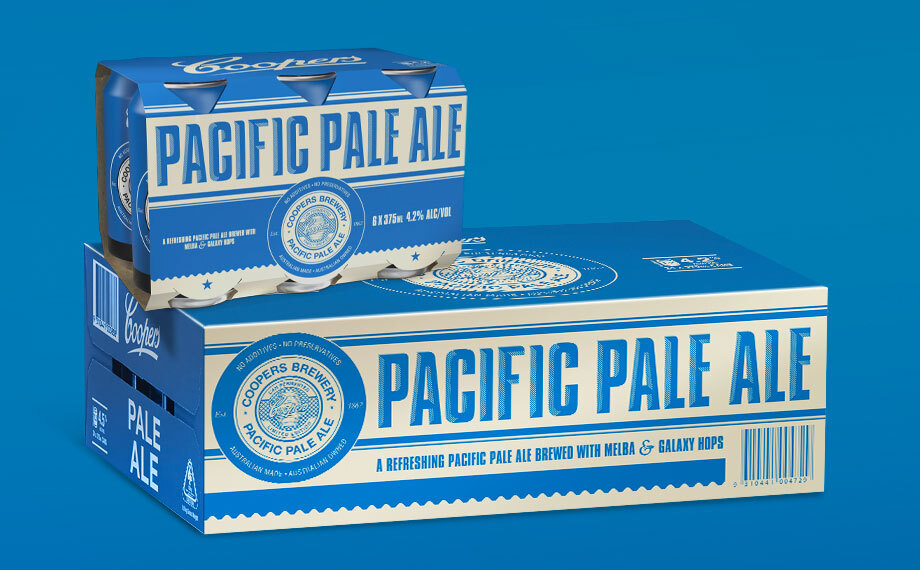 Coopers rebrands its ‘Session Ale’ to ‘Pacific Pale Ale’ with packaging and campaign via TABOO
