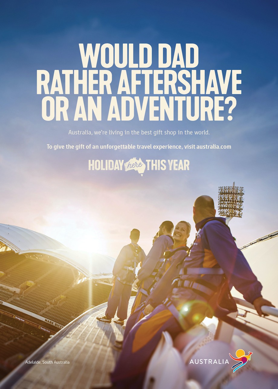 Aussies urged to give the gift of travel in new Tourism Australia campaign via M&C Saatchi