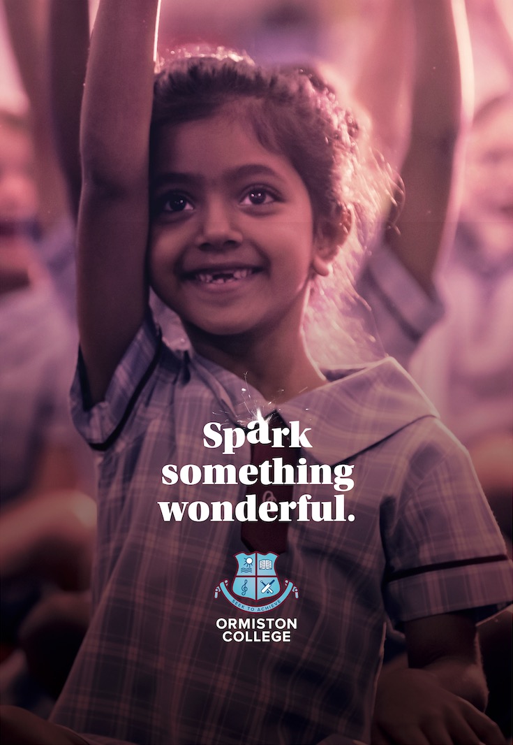 Ormiston College launches new ‘Spark something wonderful’ brand campaign via Engine Group