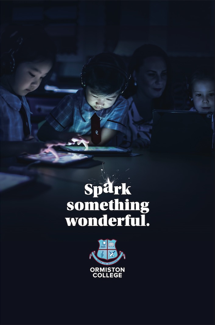 Ormiston College launches new ‘Spark something wonderful’ brand campaign via Engine Group