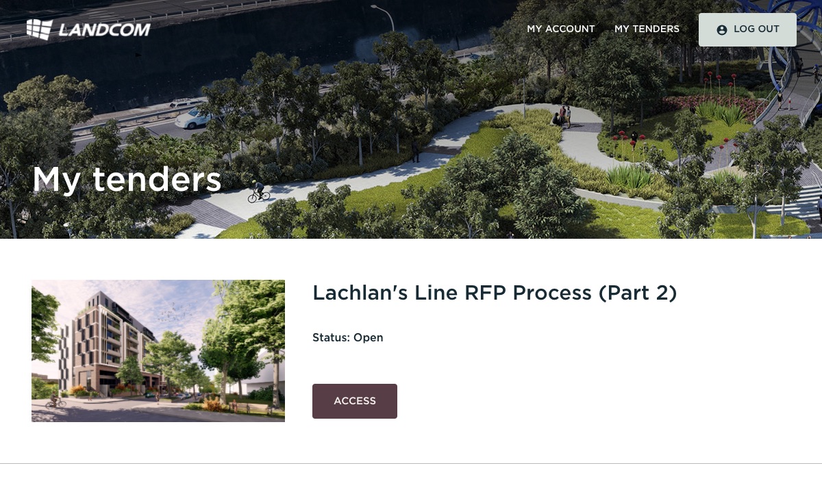 Landcom launches new tender portal via UnDigital
