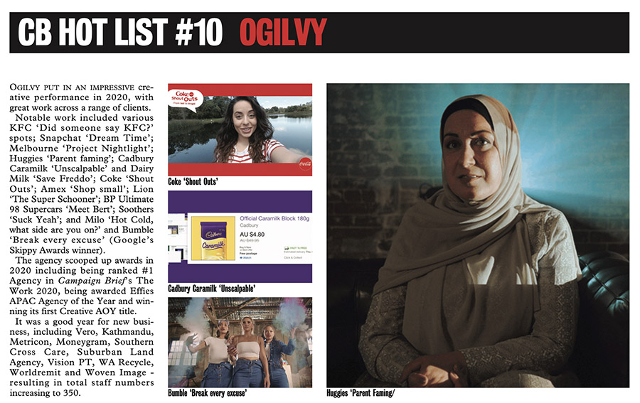 2021 CB HOT LIST #10: OGILVY
