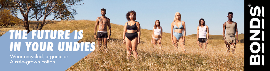 Bonds launches ‘The Future is in your Undies’ campaign via Special Group Australia in next big step toward a more sustainable future