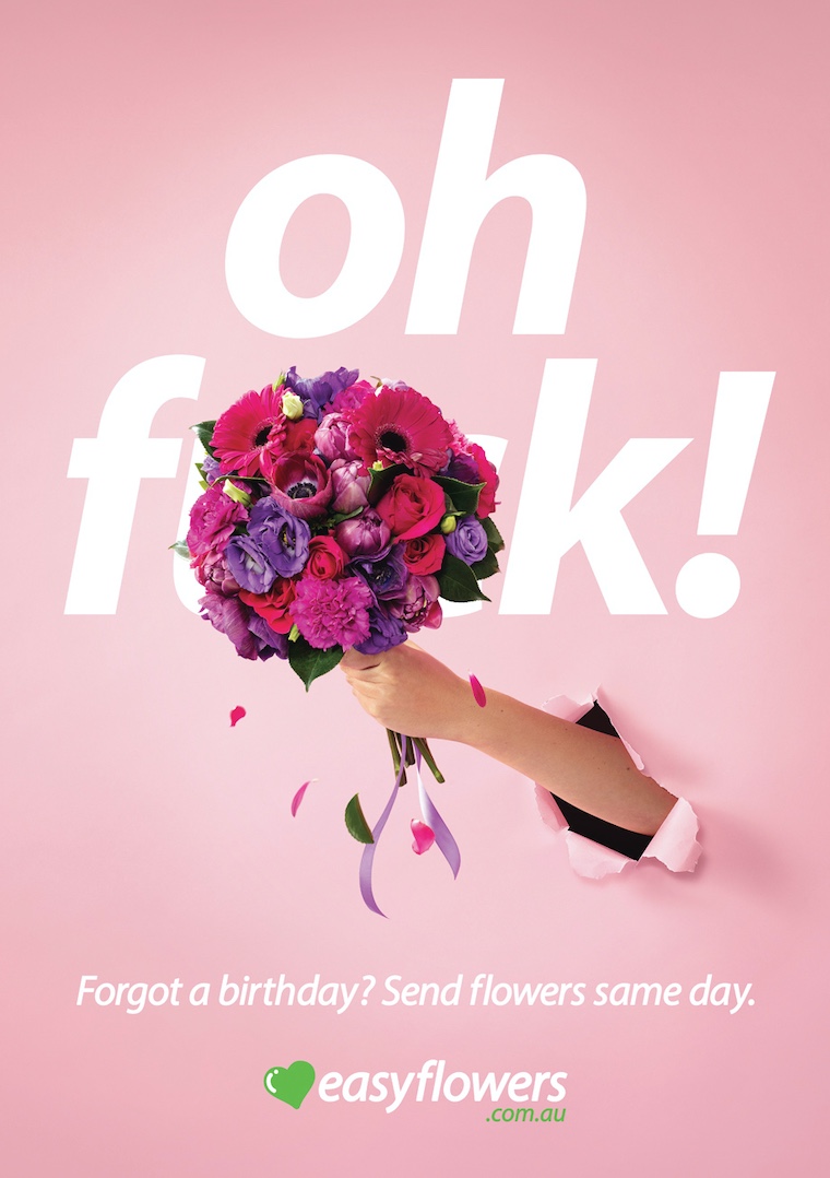 OH F*CK! EASYFLOWERS launches fresh new campaign via The Core Agency