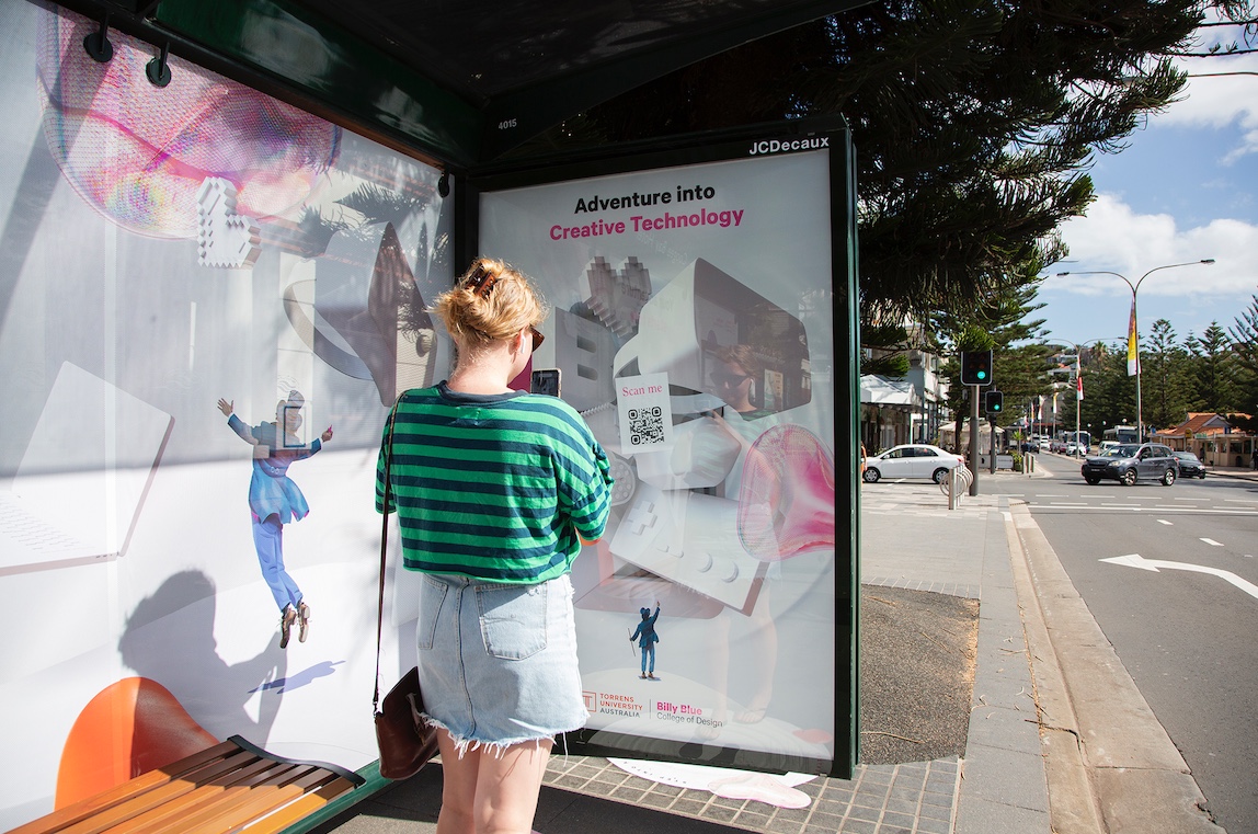 Billy Blue uses AR to help school leavers start their adventure into design in new platform via SomeOne, VCCP Sydney and Unbnd