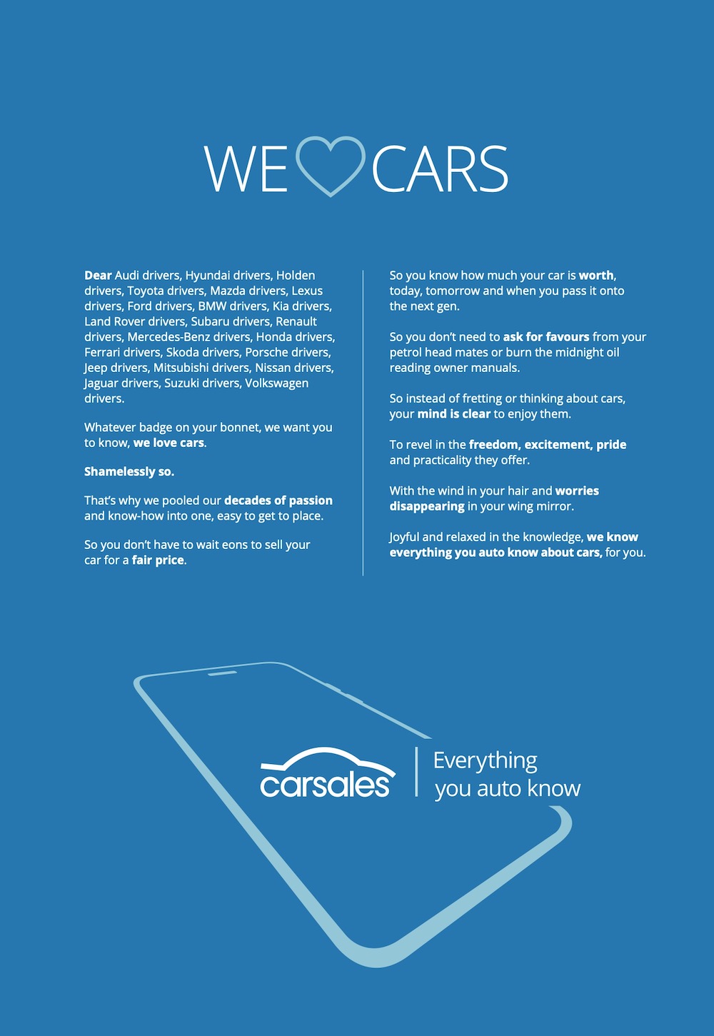 carsales launches new ‘Everything You Auto Know’ brand platform via BMF