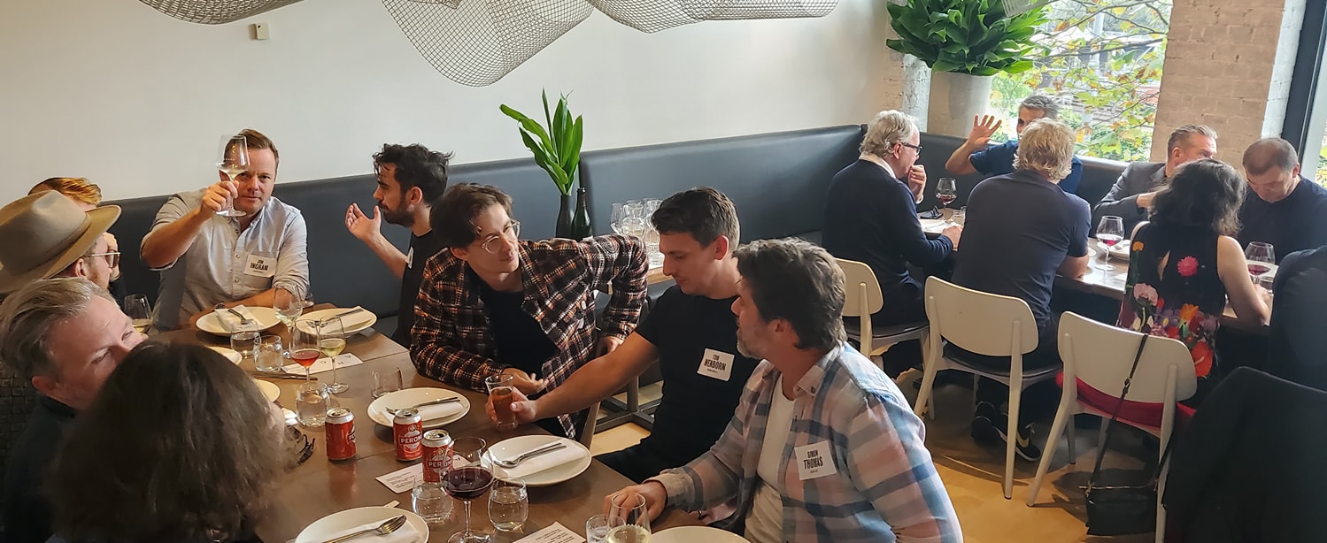 Melbourne’s top creatives and producers enjoy the Campaign Brief Melbourne Legendary Lunch sponsored by The Producers