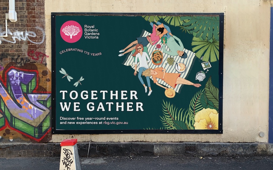 Royal Botanic Gardens Victoria celebrates 175th year with ‘Together We Gather’ work via Hardhat
