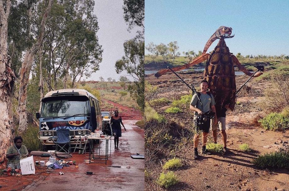 Taxi and Oombarra share Yindjibarndi stories through a new lens