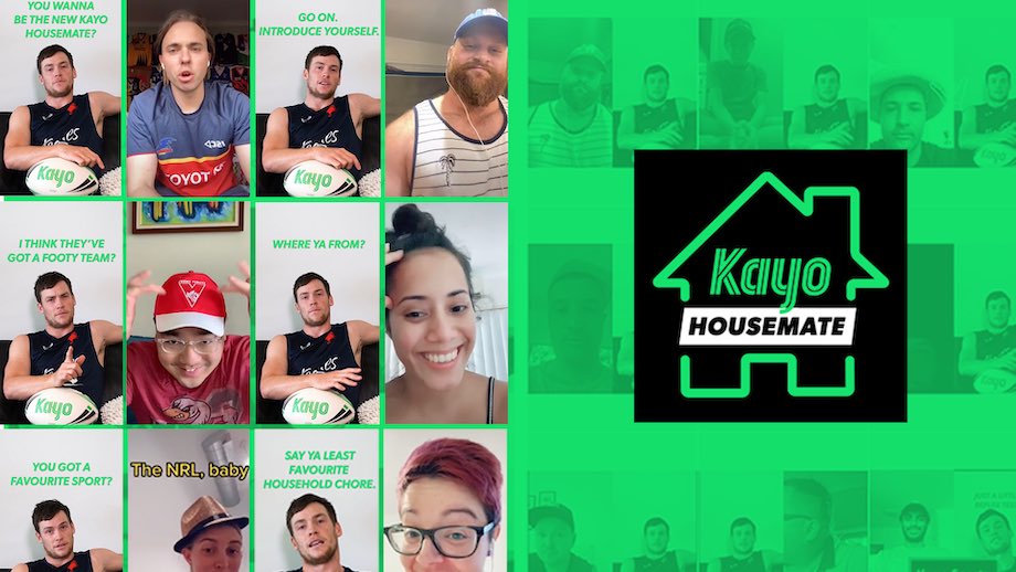 Kayo Sports turns to TikTok to find their new housemate in latest campaign via We Are Social
