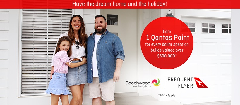 Hello Social flights integrated campaign and TVC for Qantas Frequent Flyer and Beechwood Homes