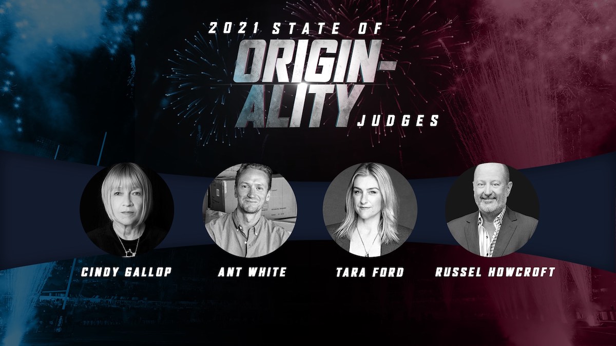 Nine names Tara Ford, Cindy Gallop, Ant White and Russel Howcroft for State of Originality panel