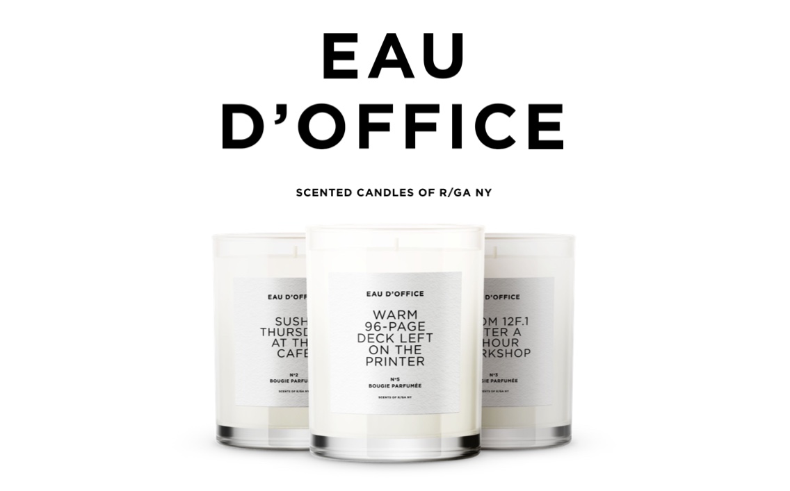 R/GA creatives make scented candles to remind staff of things they miss about being together
