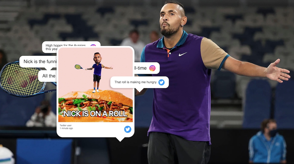 R/GA Australia serves up explosive social engagement for Uber Eats in The Australian Open