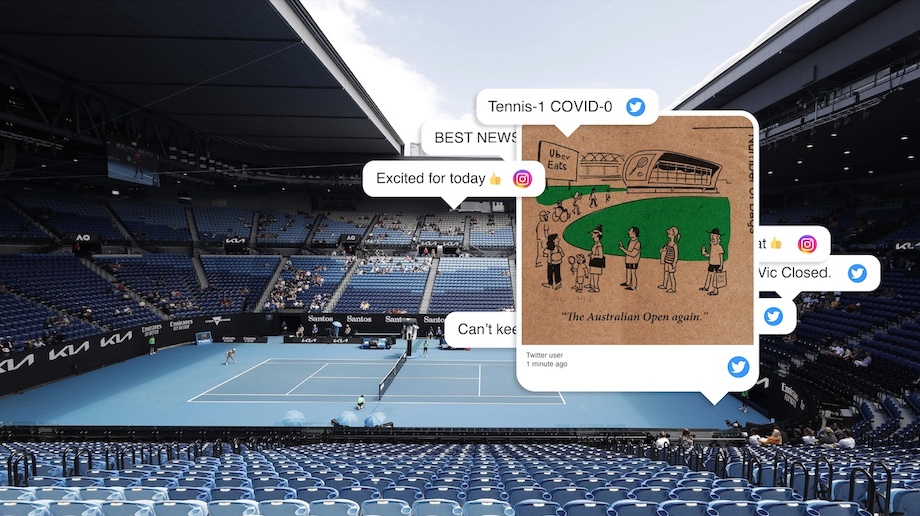 R/GA Australia serves up explosive social engagement for Uber Eats in The Australian Open