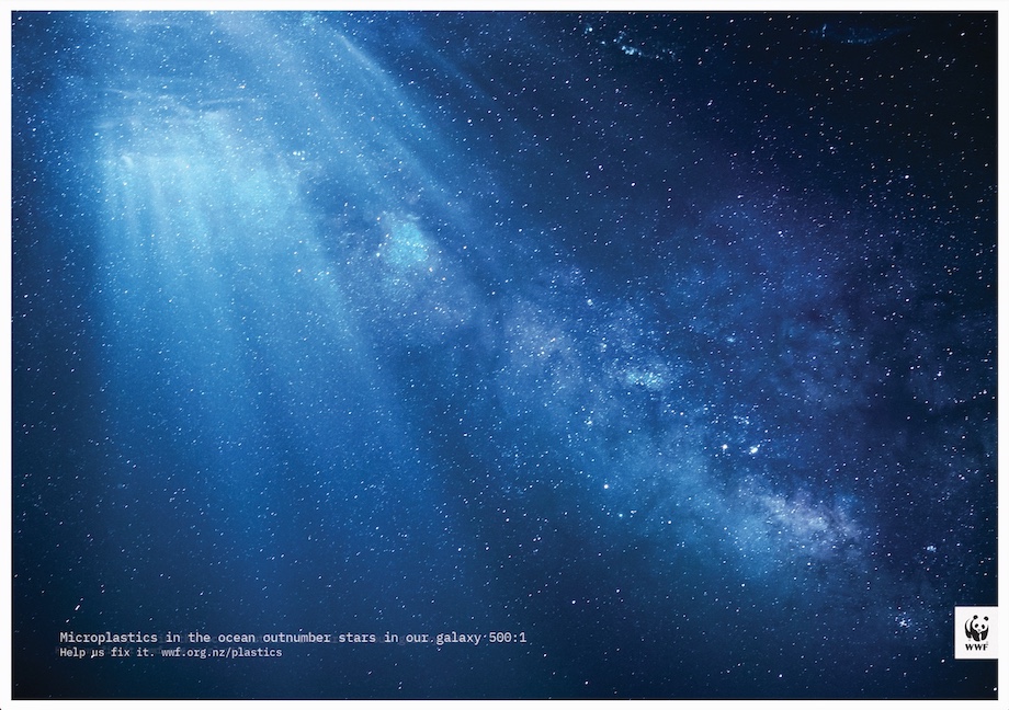 WWF puts microplastic pollution into perspective in new campaign via Colenso BBDO