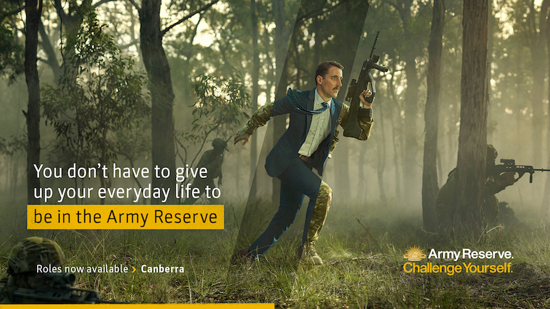 Defence Force Recruiting launches ‘Your life, plus Army Reserve.’ campaign via VMLY&R