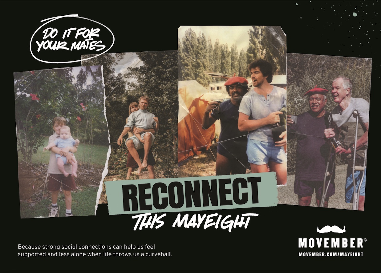 Movember’s MAYEIGHT campaign via Gen C gives blokes the tools to reconnect