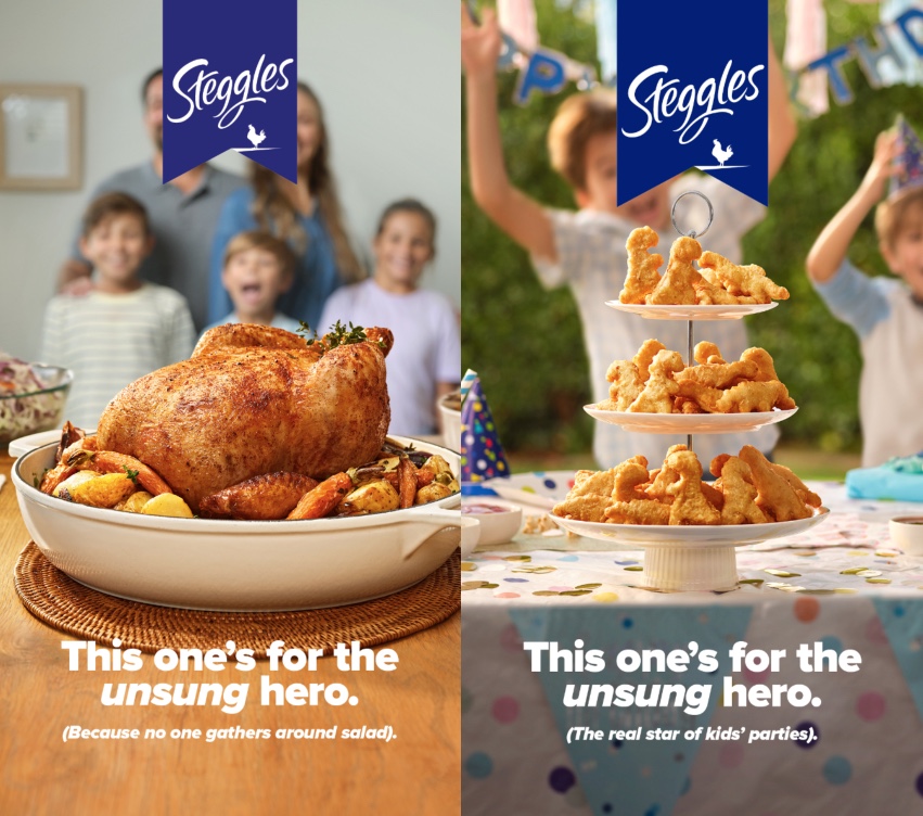 Steggles celebrates the ‘unsung hero’ of Aussie families in new campaign via M&C Saatchi Sydney