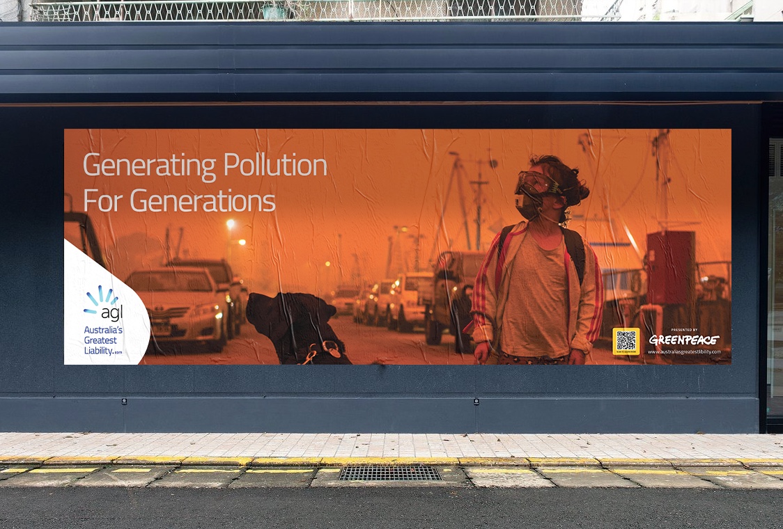 New Greenpeace campaign takes aim at AGL, via Monster Children Creative