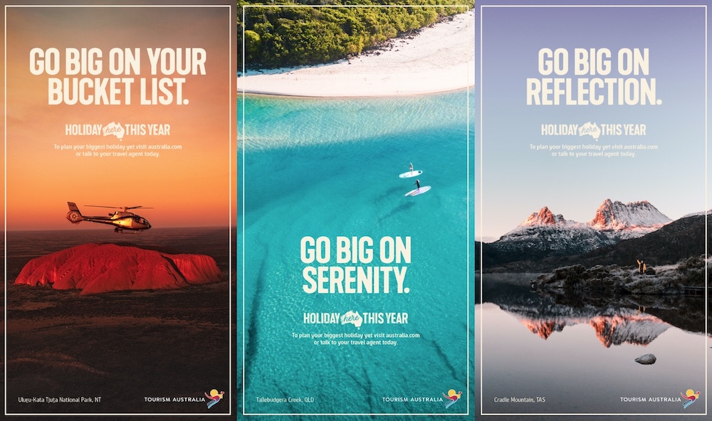 Tourism Australia urges travellers to take an epic holiday in new campaign via M&C Saatchi