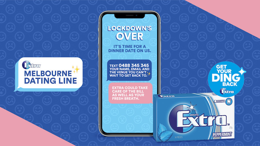 Mars Wrigley’s Extra helps Melburnians get their Ding Back with their very own dating line via Thinkerbell