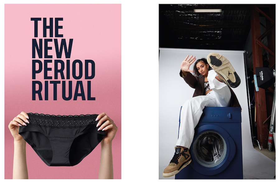 Libra says ‘Wear. Bleed. Wash. Repeat’ in new Underwear campaign via Cummins&Partners