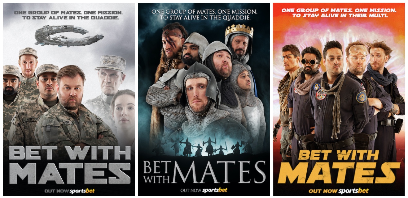 Sportsbet launches Bet With Mates amid an alien invasion in latest campaign via Palomina