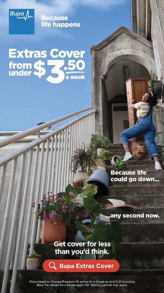 Bupa urges Australians to join before life happens in new campaign via Thinkerbell
