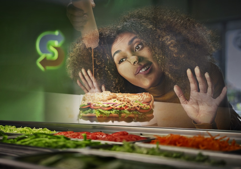 Subway has consumers pressed up against the glass in new campaign via Publicis Worldwide
