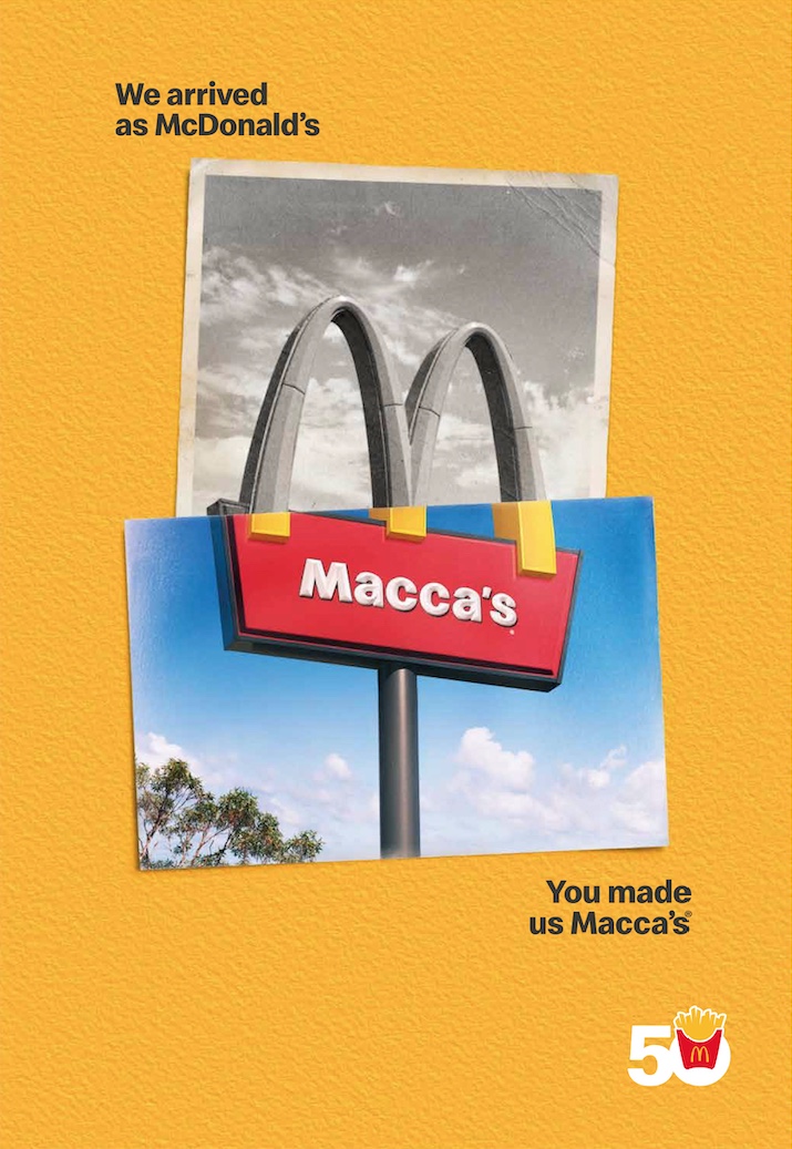 Macca’s celebrates unique traditions in new 50th Australian Birthday campaign via DDB Sydney