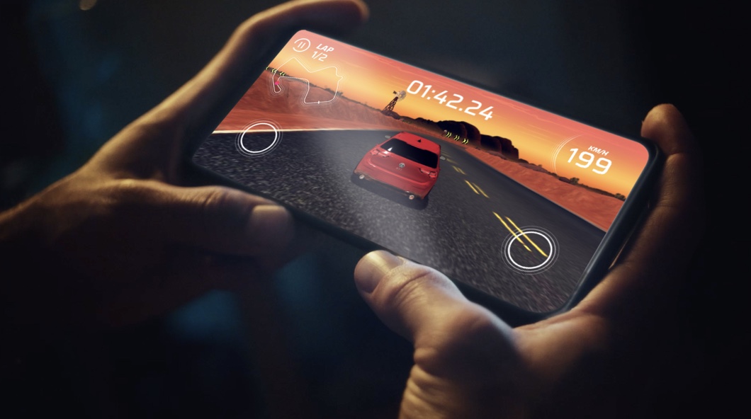 Volkswagen hacks the ad break with mobile racing game for new Golf via DDB Group Sydney