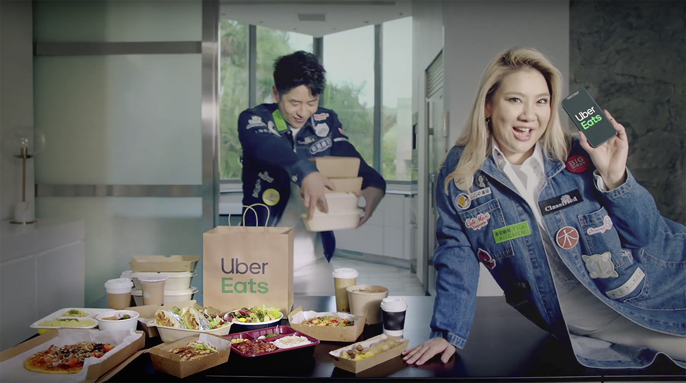 Artists Joyce Cheng and Alfred Hui star in Uber Eats Hong Kong’s debut ‘Tonight, I’ll Be Eating’ campaign via Special Group Australia + Uth HK