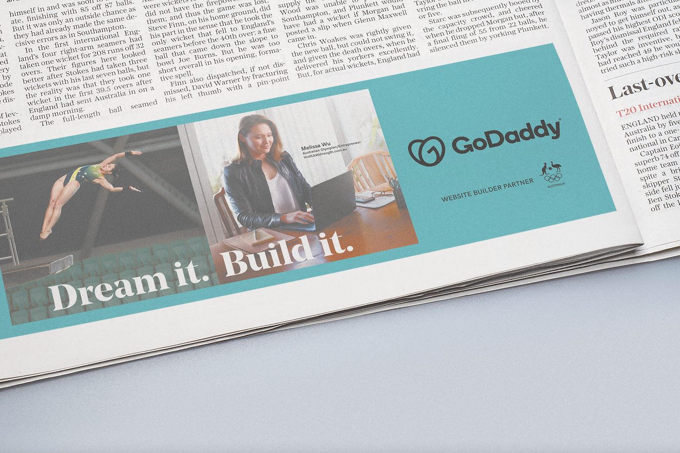 GoDaddy inspires Aussie entrepreneurs in ‘Dream It. Build It.’ campaign via Silverspell and Bashful