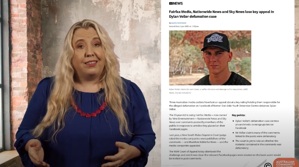 Australian Community Managers launches new social media defamation training