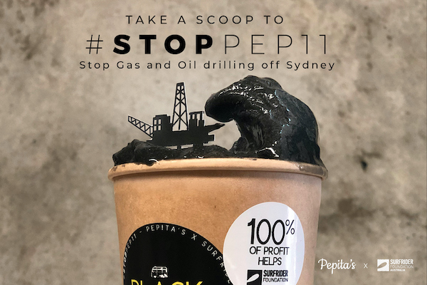 Pepita’s + Surfrider Foundation launch a black ice cream to stop PEP11
via All Good Collective