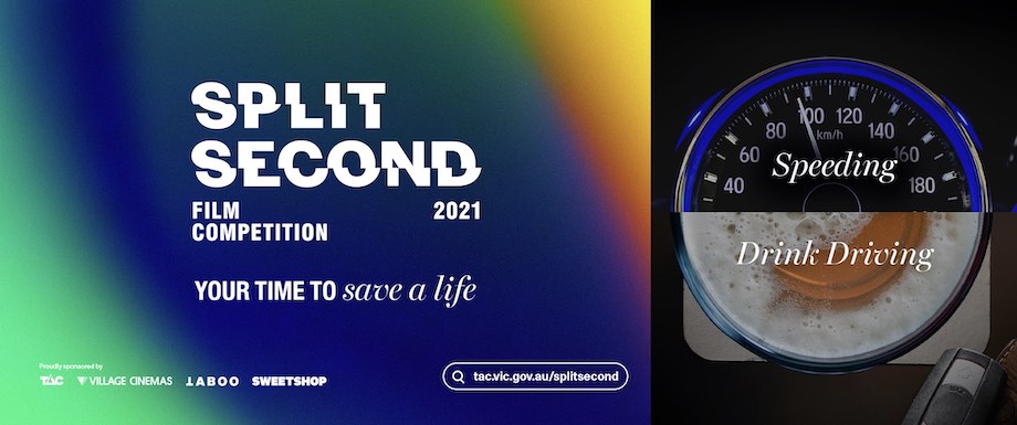 TABOO launches TAC Split Second Film Competition for fourth year running; deadline Sun 15 August