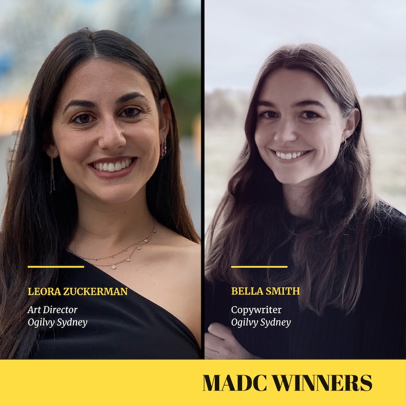 Ogilvy Australia’s Leora Zuckerman and Isabella Smith win MADC/Creative LIAisons competition