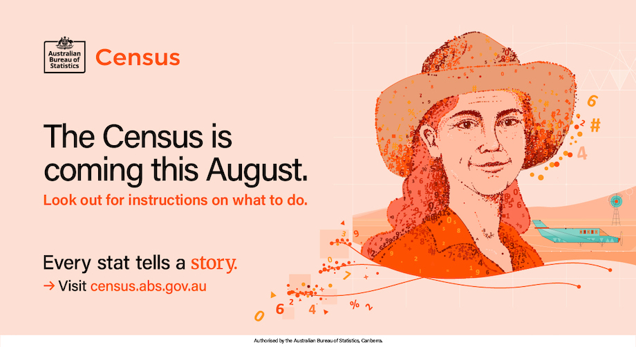 Australian Bureau of Statistics says ‘Every stat tells a story’ in Census campaign via BMF + UM