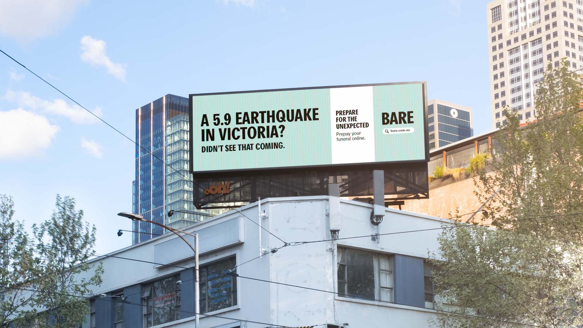 Funeral industry disruptor Bare Cremation quick to act in a crisis with new campaign