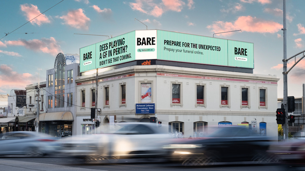 Funeral industry disruptor Bare Cremation quick to act in a crisis with new campaign