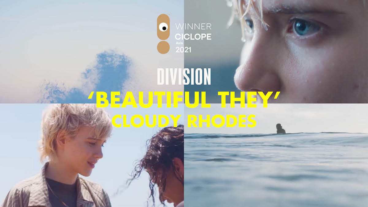 Short film ‘Beautiful They’ directed by Cloudy Rhodes at DIVISION wins at CICLOPE Asia 2021