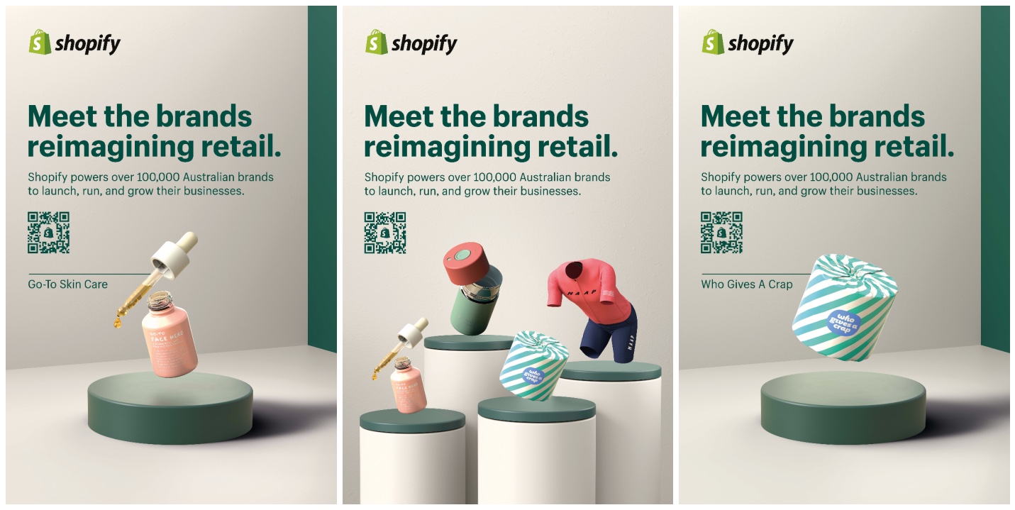 Shopify launches new ‘Reimagine Retail’ OOH campaign via Chello and iPROSPECT